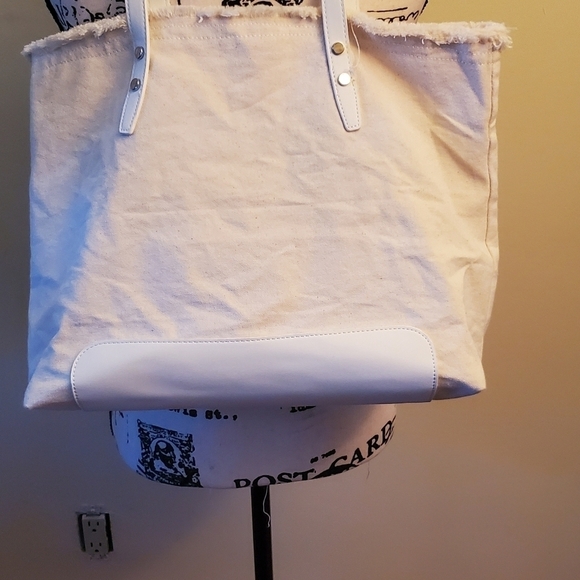 Most Wanted USA Canvas Tote Bag Patriotic NWT - Picture 2 of 7